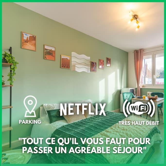 Le Refuge - Netflix I Wifi Haut Debit I Parking - Confort & Cosy Valenciennes Kültér fotó